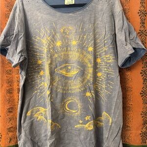 Weathered Blue Jaded Gypsy T-shirt